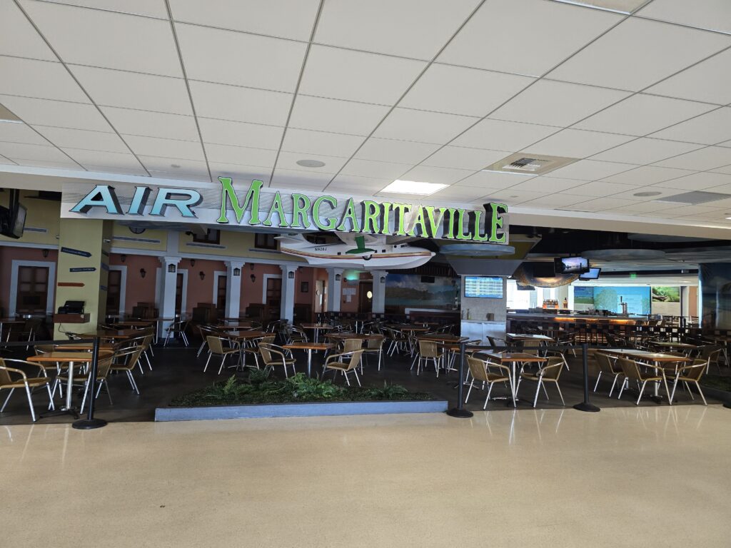 Air Margaritaville at SJU in Puerto Rico.