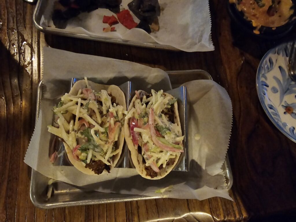 Carnitas street tacos 